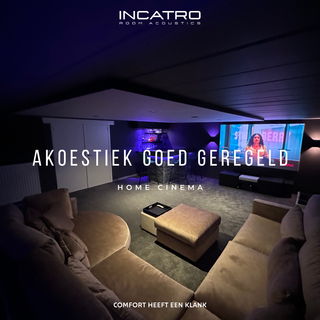Akoestiek goed geregeld thuisbioscoop