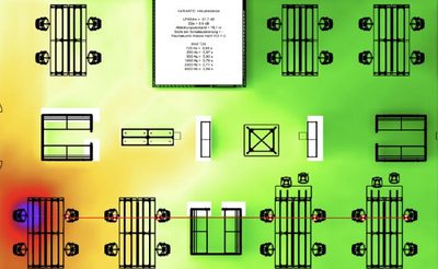 Incatro room Acoustics 3 D simulatie 1