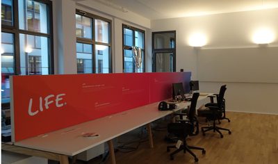 Incatro Room Acoustics AR Tdeskscreen 52mm akoestisch bureauscherm klasse B 15