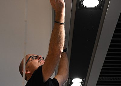 Incatro Bureau Moderne banque de Luxembourg AR Tceiling LED 1