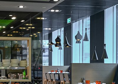 Incatro Bureau Moderne banque de Luxembourg AR Tceiling LED 11