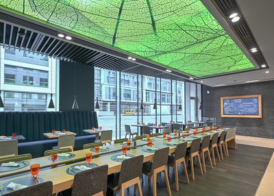 Incatro Bureau Moderne banque de Luxembourg AR Tceiling LED 5