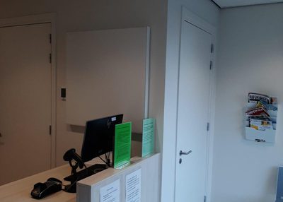 Huisartsenpraktijk Kolderveen PRIVAC Yscreen AR Tpanel 10
