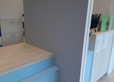 Huisartsenpraktijk Kolderveen PRIVAC Yscreen AR Tpanel 5